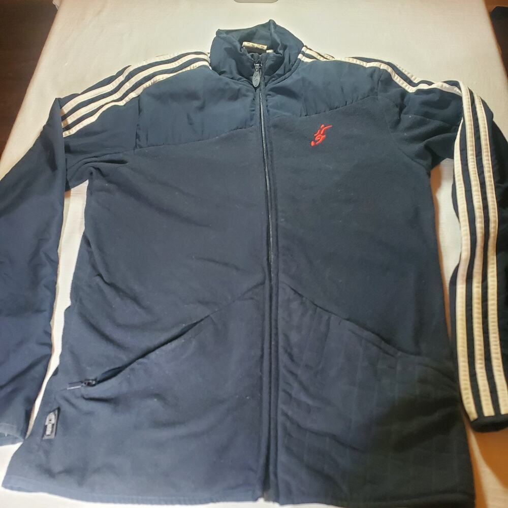 Adidas Men's Originals Track Jacket Size Medium Blue Full Zip